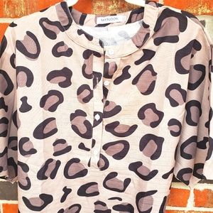 Misslook Leopard Tunic Wild Side Top